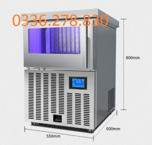 Máy làm đá viên băng rắn hình lưỡi liềm. Thương hiệu: Xuebingquan. Số lượng viên đá: 80 viên. Thùng chứa đá: 30 kg  xuất hóa đơn VAT liên hệ shop