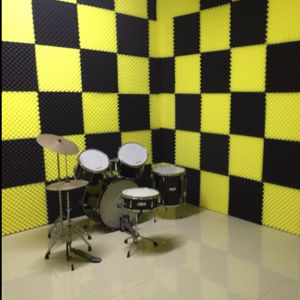 BEIYIN โฟมกับดักเบสอะคูสติกโฟมดูดซับเสียงมุมผนัง ฟองน้ำซับเสียง บล็อกสตูดิโอ 48x15x15 cm ความถี่ต่ำ วัสดุดูดซับเสียง สำหรับบ้านสตูดิโอและโรงละครฯลฯ(สีดำ)