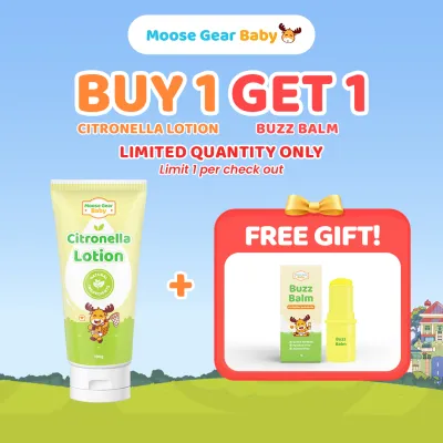 Moose Gear Baby Citronella Lotion 100g Natural Ingredient Non-Greasy Deep Moisturization