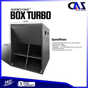 Box Kosong Subwoofer Turbo 18 Inch Audio One Original Full Meranti Merah Asli Kuat 1 BOX | DMS