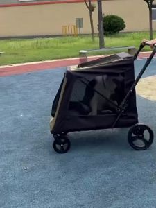 UrbanSpace SG- Foldable Mid-to-large dog  stroller suitable for dogs and cats lightweight and foldable stroller for outdo