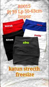 Des rok span mini kode R0015 casual rok model kekinian fashionable