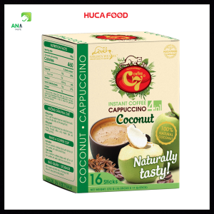 Golden Civet C7 Coconut Instant Cappuccino Coffee 4in1 - Box of 16 Sticks x 17g