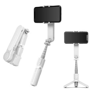 L09 không dây Bluetooth Selfie Stick Tripod cầm tay Gimbal ổn định Monopod với màn trập ánh sáng cho IOS Android máy ảnh chủ