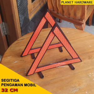 Segitiga Pengaman Mobil Mogok Merek Izy 2 Pcs COD Bayar Di Tempat / Planet Hardware