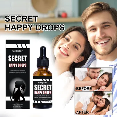 Googeer Secret Happy Drops Oral Drops 30 ml herbal formula promotes blood circulation and boosts energy.