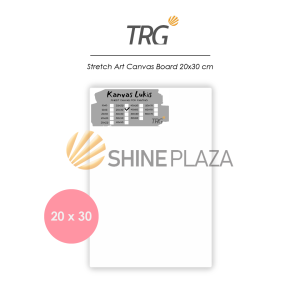 TRG Stretched Art Canvas Board 20x30 cm Watercolor Artist Acrylic Paint - Kanvas Putih Media Lukis Cat Air Akrilik Minyak Poster Siap Melukis Ukuran 20 x 30 TRG