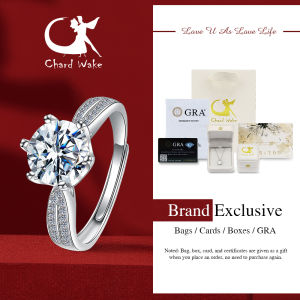 Chard Wake-Cincin Wanita Aksesoris Berlian Sertifikat GRA Adjustable Couple Tunangan Cincin Cewek Ring Fashion COD Set Asli