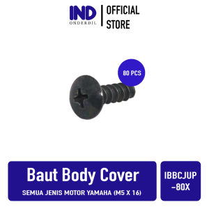 Baut-Bodi Body Cacing Philip-Phillip-Phillips-Pilip Motor Yamaha M5x16 M 5 x 16-M5 Isi 80 Biji-Pcs