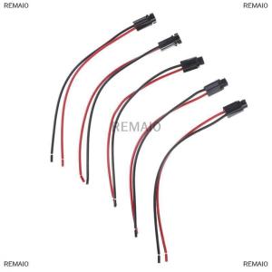 [COD] REMAI0 5PCS T5 Wired Dashboard Gauge LED Light Lamp Bulb Socket Holder for Auto Car