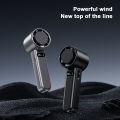 Jiditech High-speed Fan Handheld Fan 100 Wind Speeds Adjustable USB Rechargeable Outdoor Mini Fan. 