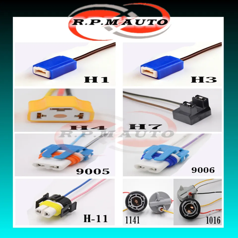 socket bulb H1 H3 H4 H7 H8 H11 9005 9006 Headlight socket ceramic