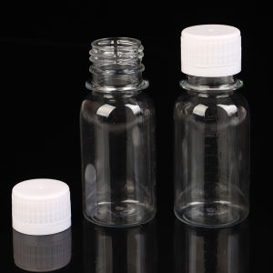 Ginca 5Pcs 60ML Small Plastic Bottles Ginger Bottles With Caps Mini Juice Bottles Reusable Liquid Bottle Container Leak Proof