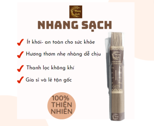 Nhang Trầm Hương Nhang sach - Hoàn Toàn Từ Tự Nhiên Nhang Sạch An Toàn - 500g