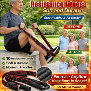 Yoga Resistance Band Fitness Elastic Exercise Band Strengthen Lower Back Legs Elderly Support Home Workout Equipment