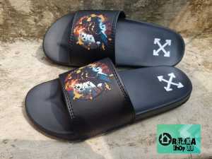 Sandal Selop Anak dan Dewasa BATMAN - Sandal Flip Flop Free paperbag - Sandal Anak Laki - laki dan Perempuan - Kekinian -REZKA SHOP 88