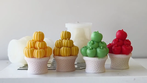 Linh hoạt mạnh mẽ Khuôn Silicone cho bí ngô thạch cao Phụ kiện di động cho nghệ nhân và những người yêu thích đồ dùng thủ công