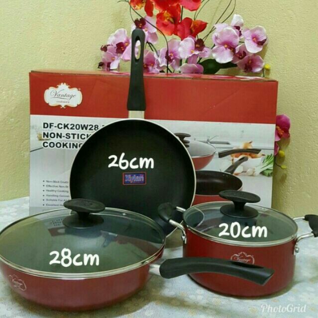 Vantage Set Periuk Dan Kuali Lazada 8883