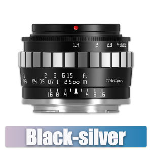 TTARTISAN APS-C 23mm F1.4 Large Aperture Camera Lens for Humanity Photography Fuji XT100 Sony A6600 Nikon Z50 ZFC M43-mount