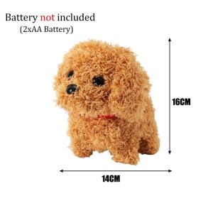 Trẻ Em Đi Bộ bằng bông cho chó thú bông điện tử Đồ Chơi Mô Phỏng Robot thông minh Con Chó Trẻ Mới Biết Đi Trẻ Em đồ chơi cho cún Sáng Tạo Trẻ Em Quà Tặng