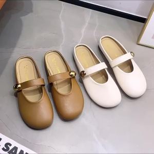 [Free Shipping] Open-Toe Soft-Soled Slip-Ons For Outdoor Wear 2026 Spring New Style Shoes Casual Versatile Flat WomenS Slippers For Autumn