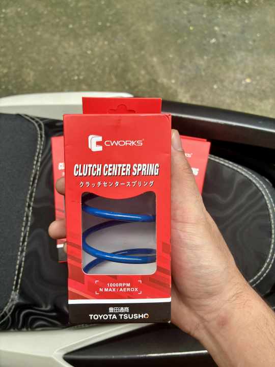 GENUINE CWORKS CLUTCH CENTER SPRING FOR ALL NMAX/AEROX 1000 RPM | Lazada PH