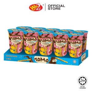 Win Win TOMO Crunchy Sticks Double Chocolate Flavored Dip (40G X 10CUPS)