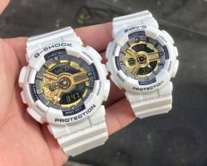 NEW CONDITION G..K COUPLE GA110 MEN SIZE44 WOMEN SIZE48 FUNCTION WATERPROOF LIGHT DIGITAL DATE JAM TANGAN