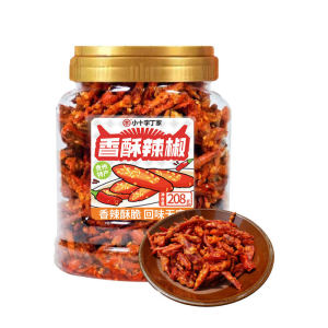 Guizhou Flavor Crispy Spicy Dried Chilies Snack Delicious Crunchy Pepper Flavor Spicy Nuts Local Specialties Home Use 208g