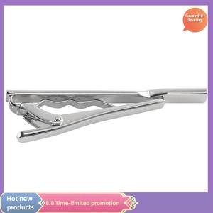 Graceful 1Pc Tie Clip for Men Copper Simple Bar Clasp Fashion Mens Classic Tie Clip