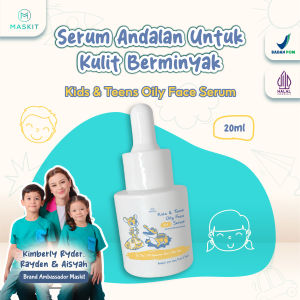 Kids & Teens Oily Face Serum - Serum Anak & Remaja untuk Kulit Berminyak 20ml - Maskit