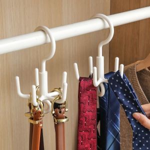 Hanger Bag Belt Neck Tie Hook Holder Multipurpose Closet Wardrobe Organizer Penyangkut Serbaguna