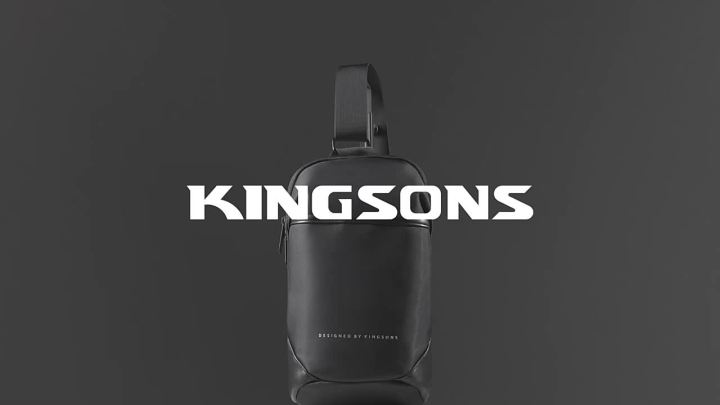 1214 Kingsens Men's Chest Bag Waterproof and Hard-Wearing Ultra-Thin ...