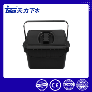 Talea Kitchen Cabinet Hanging Trash Bin With Lid Portable Wall Mounted Plastic Bin (QD042C002)