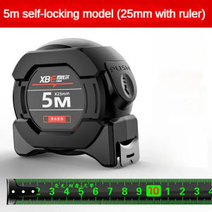 5M/10M Pita Pengukur Kelas Industri Presisi Tinggi Pengukur /Meteran Digital Laser/Pita Tahan Air Neon Baja Tahan Karat Menebal