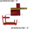 Heavyduty Utility Cart with 3 Layers, Rolling Tool Cart on Wheels, 400lbs Load Capacity. 