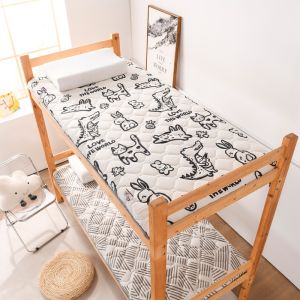 LZD 2024 New Four Seasons Skin-Friendly Cotton Printing Student Dormitory Single Mattress Home Queen Size Matress 4-6 cm