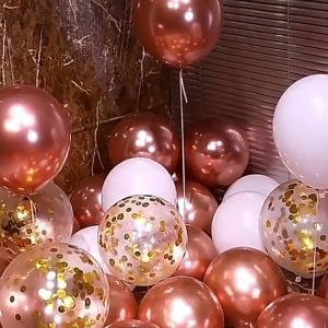 ลูกโป่ง 30 แบบ สุ่มสี ด้าน มุก โครเมียม พาสเทล ขนาด 10 นิ้ว หนา คุณภาพเยี่ยม