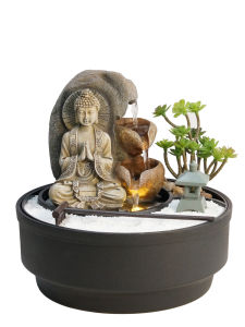 Thác nước phong thủy để bàn (21.5x21.5x21cm) (mã 1237273L)