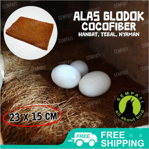 SEMPATI Alas Glodok Tatakan Dasar Sabut Serabut Kelapa Untuk Breeding Ternak Burung Lovebird Love Bird Kenari Murai Dll ALASG