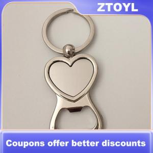 【ZTOYL】 1PC heart shaped Beer Bottle Opener Key Chain Portable party Small Gift