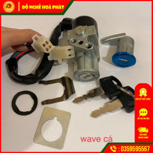 Bộ Ổ khoá xe máy Wave cá Hàng chính hãng