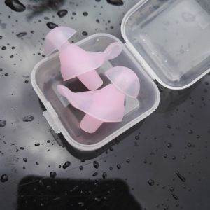 DGFDF Classic Durable Waterproof Shower Ear Plugs Anti-Noise Water-Proof Silicone Swimming Equipment Swimming Gear Swimming Accessories Swimming Silicone Earplugs Anti Noise Earplugs Swim Ear Plugs Ear Plugs