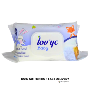LOVYC Baby Wipes 120 Sheets – Sensitive Wet Wipes for Baby Gentle and Soft Care