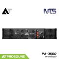 NTS PA-3600 เพาเวอร์แอมป์ Class AB 2 แชนแนล รองรับการเชื่อมต่อ XLR มีระบบป้องกันต่างๆ AT Prosound. 