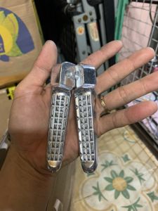 [Hình thật video thật] Gác chân kim cương bằng nhôm dành cho mọi loại xe