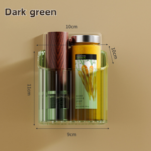 Kitchen Rack Wall-Mounted Spice Storage Rack Organizes Vegetables And Fruits Non Perforated Wall Shelf Spice Rack Multi-function Stainless Steel Bathroom Rack