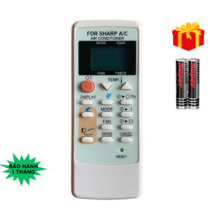 Điều khiển điều hòa SHARP Mã 10 Remote máy lạnh SHARP - Tặng kèm pin