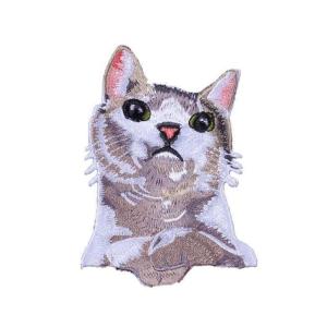 Pocket Cats Embroidery Patches Clothing Thermoadhesive Patches Sewing Appliques for Special Occasion