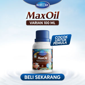 Bluecore MaxOil Vitamin Ikan & Perangsang Ikan untuk Nafsu Makan dan Pembentukan Daging (Cocok untuk ikan Gurame Lele Nila dan Patin)
